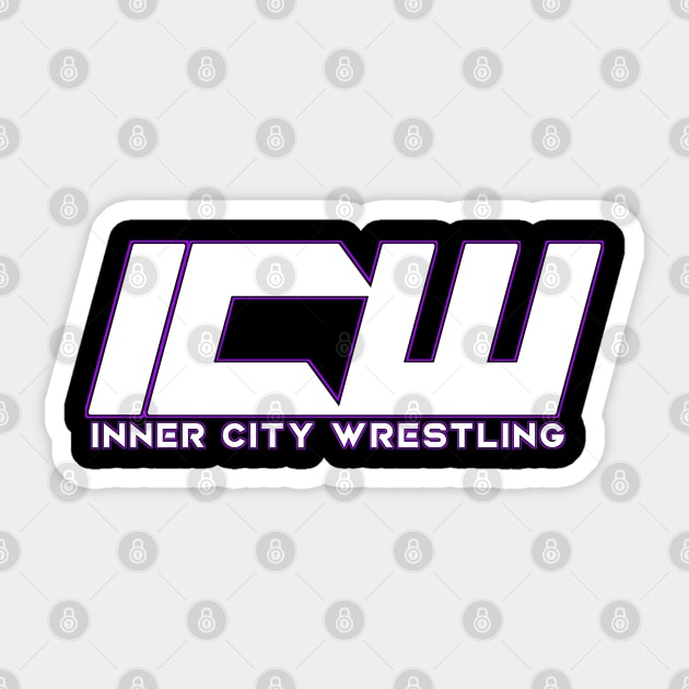 ICW Logo Sticker by Official ICW Wrestling NFLD